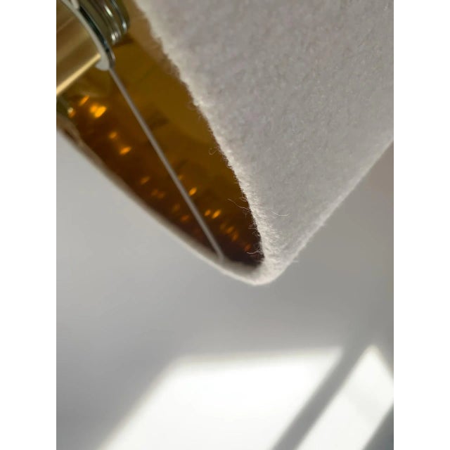 Murano Set of 2 Contemporary Gold and Blue Murano Glass Table Lamps With Gold Leaf For Sale - Image 4 of 13