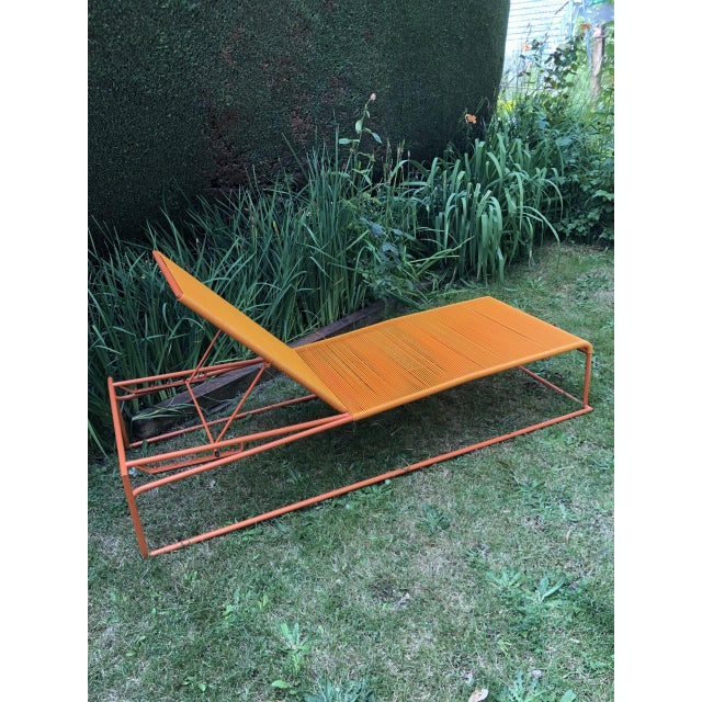 Mid Century Modern Outdoor Spaghetti Chaise Lounge Design by