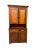 Early 19th Century Antique Primitive American Solid Cherry Wood Hutch For Sale - Image 13 of 13