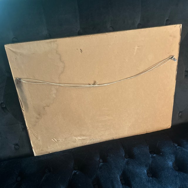 Gold MCM Gold Painted Mirror With Gold Frame For Sale - Image 8 of 8
