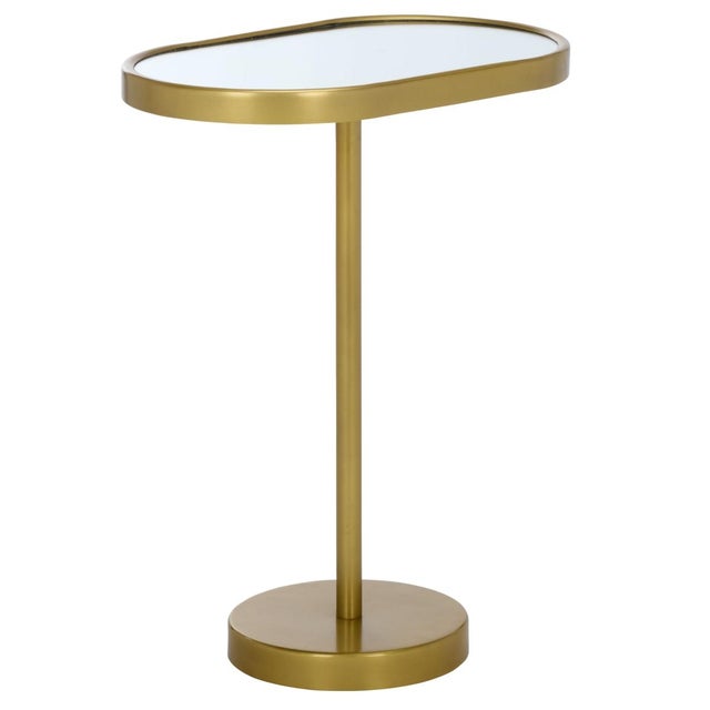 Ikaky Side Table in Gold / Mirror For Sale In Philadelphia - Image 6 of 8