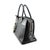 Modern Prada Saffiano City Black Gold Hardware Leather Structured Tote Bag For Sale - Image 3 of 12