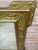Rectangular Gold Hand Carved Wooden Mirror, 1960 For Sale - Image 12 of 18
