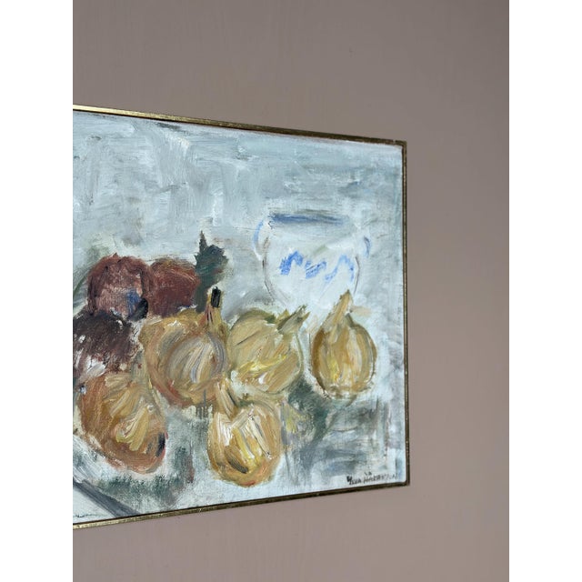 Ylva Hakanson Byström, Fruits, 1960s, Oil on Canvas, Framed For Sale - Image 6 of 18