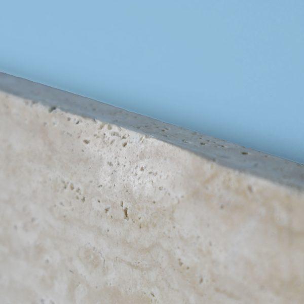 Coastal Pair of Limestone Mirrors For Sale - Image 3 of 4