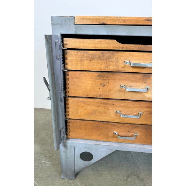 Vintage Industrial Chest of Drawers, 1960s For Sale - Image 9 of 18
