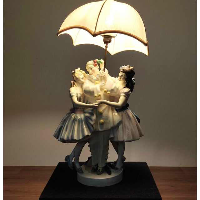 Austrian Ceramic Lamp by Podany for KWK Keramos, 1920s For Sale - Image 3 of 13