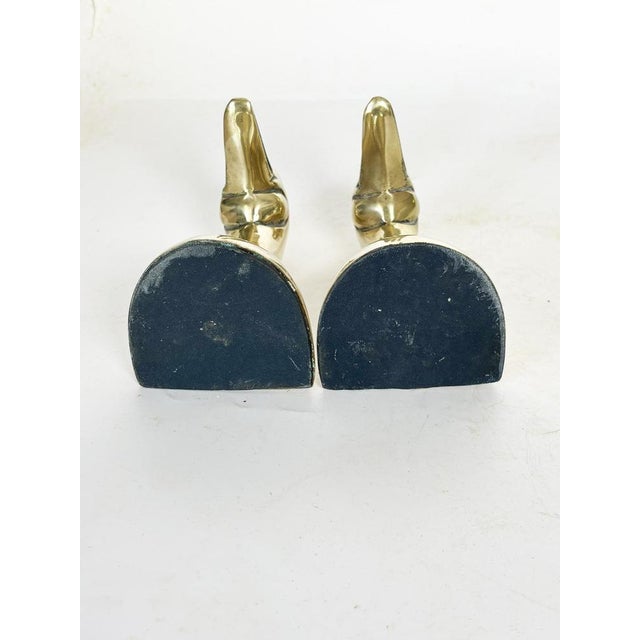 Bookends in the Shape of a Gilded Brass Duck Sculpture, France, 1970s, Set of 2 For Sale - Image 11 of 12