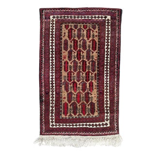 Small Vintage Baluch Rug, 1950s For Sale