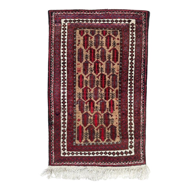 Small Vintage Baluch Rug, 1950s For Sale