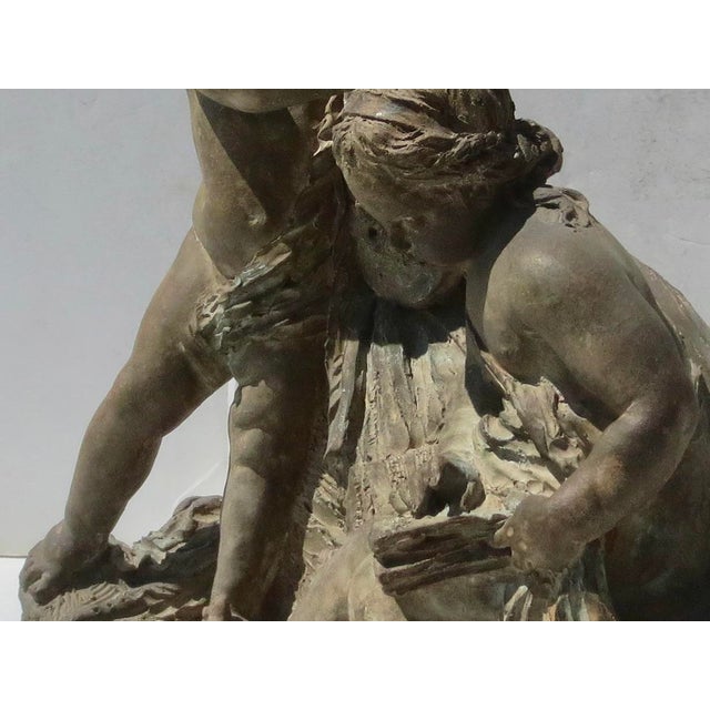 Fernand Cian (Italy ,1889 - 1954) was a master of 18th-century allegory with Putti figures in a range of actions, here at...