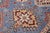 1990s Rustic Kazak Light Blue/Red Wool Rug - 8'1''x9'7'' For Sale - Image 5 of 10