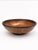 Handcrafted studio pottery stoneware bowl with a wide, low form and beautifully earthy glaze in warm brown, rust, cream...
