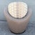 Cream Postmodern Michael Wolk for Weiman Swivel “Miami Chair” For Sale - Image 8 of 9