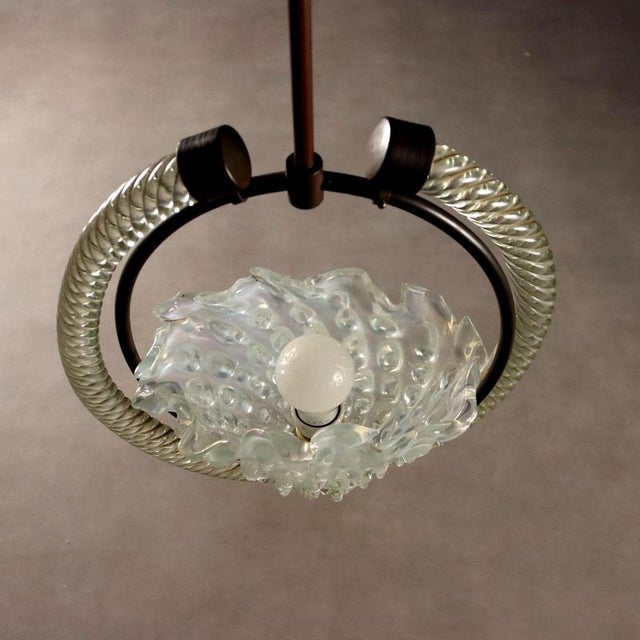 Vintage Murano Glass Pedant, Italy, 1940s For Sale - Image 11 of 13