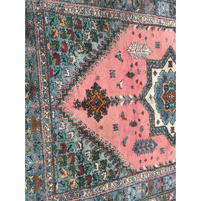 Vintage Moroccan Rustic Rabat Rug, 1960s For Sale - Image 15 of 18