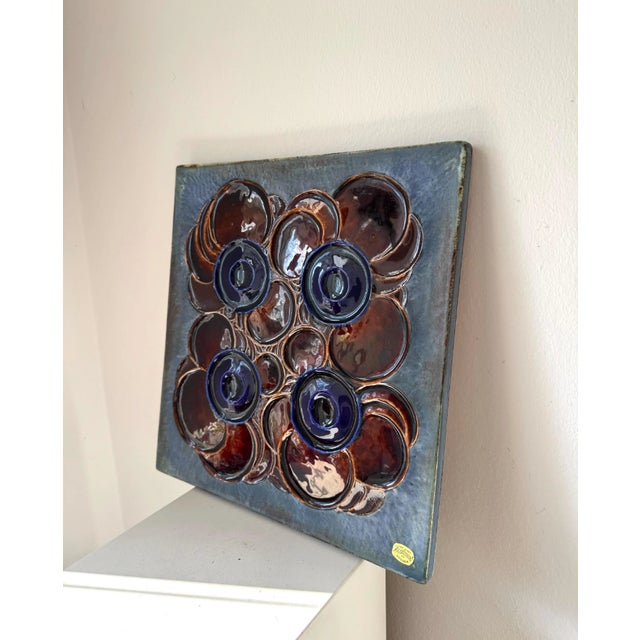Mid-Century Modern Wall Relief by Olle Alberius for Rörstrand, 1960s For Sale - Image 3 of 7