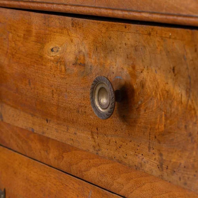 1940s French Carved Oak and Marble Dresser For Sale - Image 12 of 14