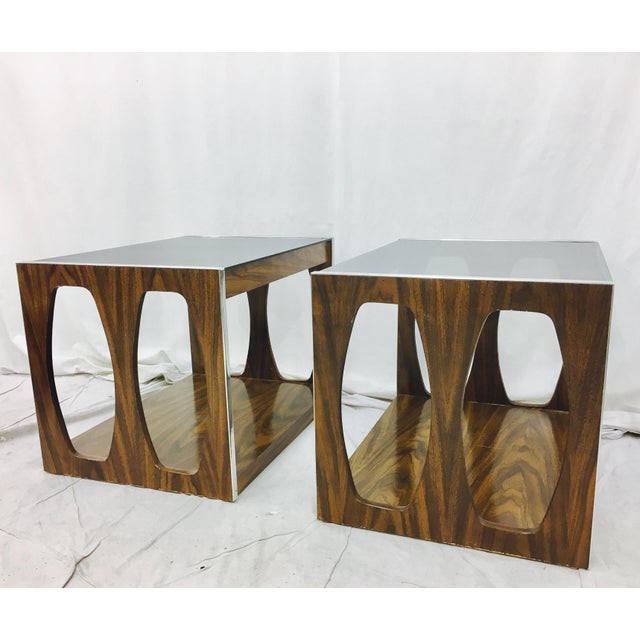 MidCentury Modern Side Tables A Pair Chairish