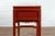 Red Chinese Red Lacquer Early 20th Century Two Drawer Desk with Brass Hardware For Sale - Image 8 of 13