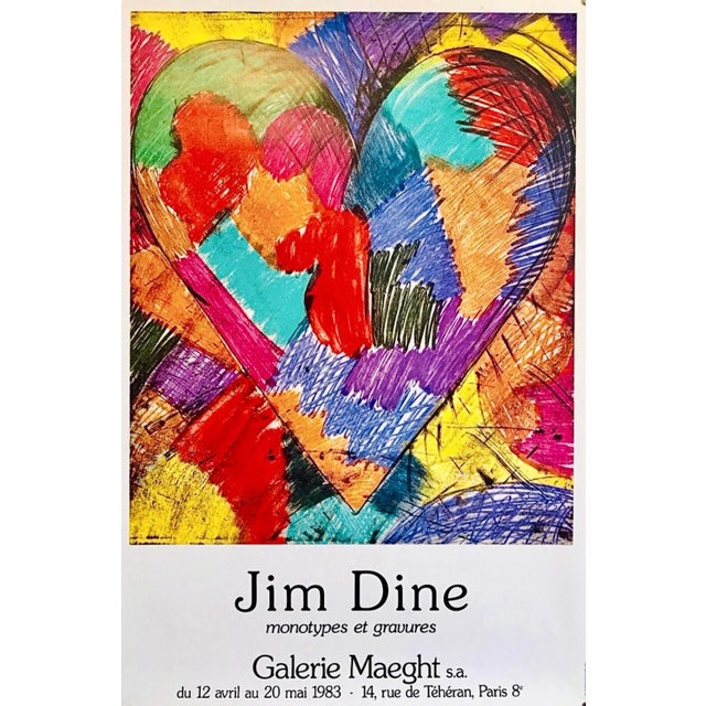JIM DINE、RAINBOW、希少画集画、状態良好 JIM DINE、RAINBOW、希少画集画、状態良好