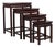 Vintage Chinese Rosewood 4 Stack Nesting Tables For Sale