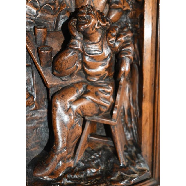 Sebillon Vigneron Carved Panel, Late 19th Century, Solid Walnut For Sale - Image 11 of 18