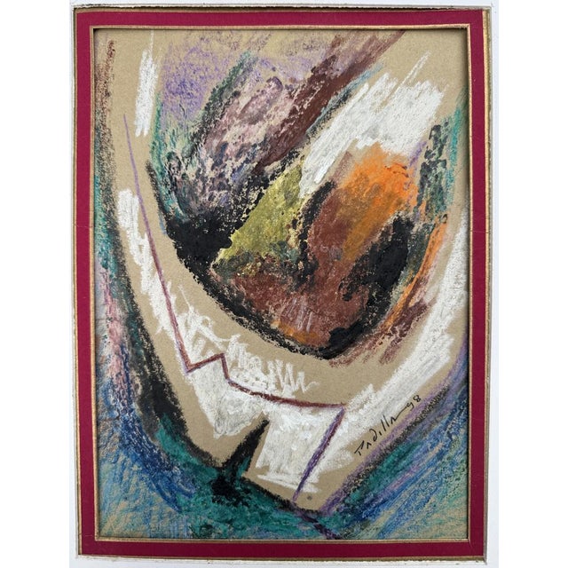 Lorenzo Padilla, Abstract, 1998, Oil and Pastel For Sale - Image 3 of 5