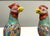 Chinese Famille Rose Porcelain Phoenixes--a Pair For Sale - Image 4 of 7