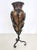 Copper Vase with Wrought Iron Snake and Leaves attributed to Alessandro Mazzucotelli, 1890s For Sale - Image 5 of 15