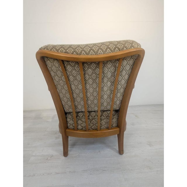 Chippendale Lounge Chair with Raffia For Sale - Image 10 of 15