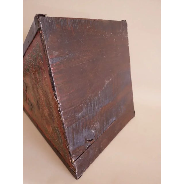 Wood Vintage Tibetan Tapered Bucket For Sale - Image 7 of 8