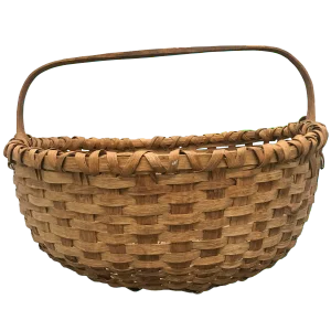 19th Century American Splint Oak Basket