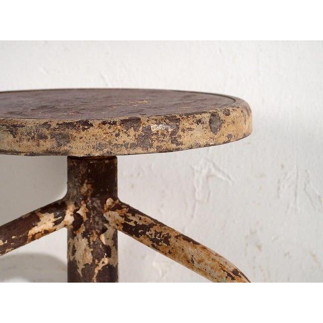 Industrial Style Workshop Stool, 1950 For Sale - Image 5 of 6