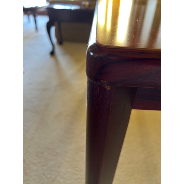 1960s Danish Modern Rosewood Console / Buffet Table – Made in Denmark For Sale - Image 4 of 9