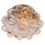 Amber Bubble Flush Mount Light in the style of Helena Tynell, Germany, 1960s For Sale - Image 9 of 9