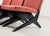 Red Scissor Easy Chairs Model Fb18 by Jan Van Grunsven for Pastoe, the Netherlands, 1955, Set of 3 For Sale - Image 8 of 11