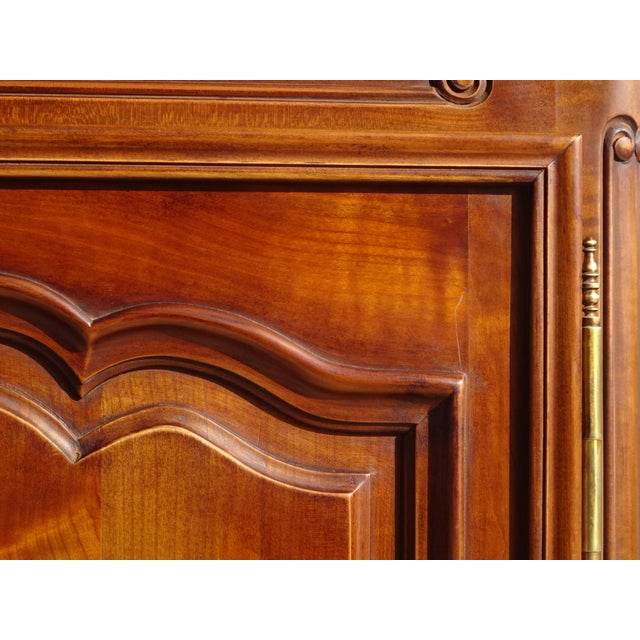 Louis XV Style Cherrywood Bonnetière, 1980s For Sale - Image 6 of 18