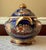 1950s Vintage Chinese Porcelain Tureen, Hand Painted, Royal Blue & Gold Floral For Sale - Image 5 of 12