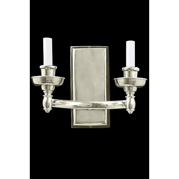 Contemporary Storia Sconce in Silver Finish For Sale - Image 3 of 3