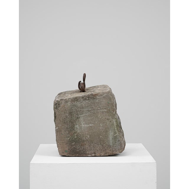 Traditional 19th Century Belgian Concrete Door Stop For Sale - Image 3 of 10