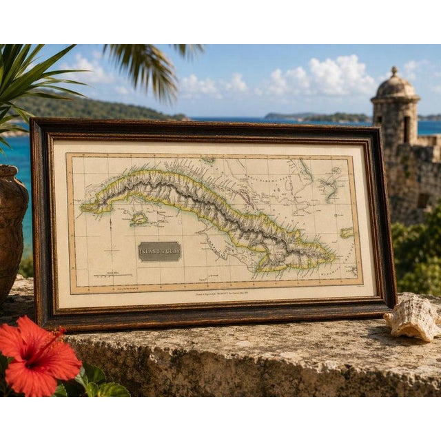 Antique Map of Cuba by John Thomson, 1816 For Sale - Image 9 of 13