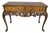 Queen Anne Burr Walnut Console Table, 1920 For Sale
