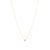 Metal Oval Cut Yellow Diamond Minimalist Solitaire Contemporary Necklace in 18k Gold For Sale - Image 7 of 15