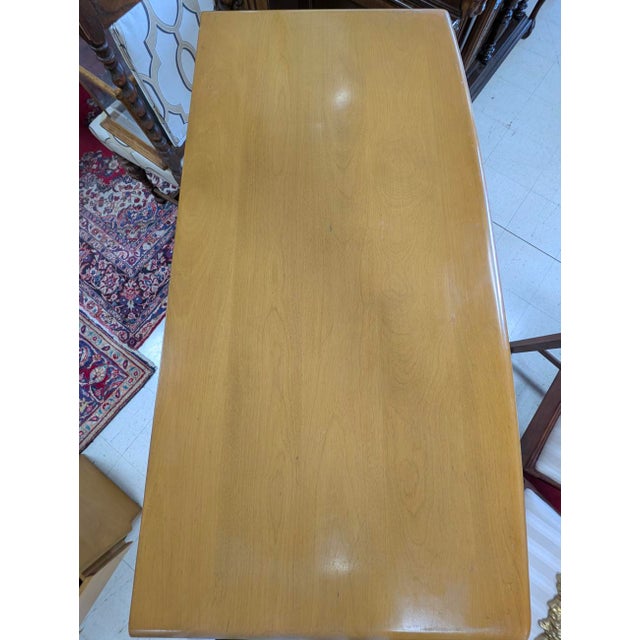 Wood 1950s Heywood Wakefield Birch Mid Century 4 Drawer “Sculptura” Dresser For Sale - Image 7 of 8