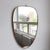 Vintage Italian Wall Mirror with Brass Frame by Gio Ponti, 1950s For Sale - Image 11 of 11