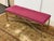 Contemporary Lee Industries Bench, Berry For Sale - Image 3 of 12