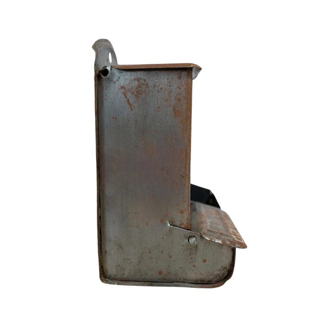 19th Century 19th Century Tin Wall Hanging Double Match Holder For Sale - Image 5 of 10