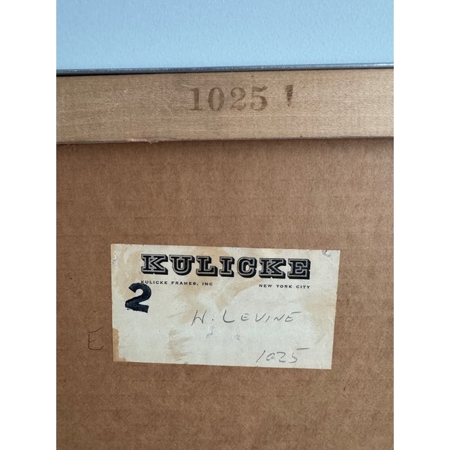 Jean Dubuffet Mid Century Jean Dubuffet Screen Print La Valise Modern Art Kulicke Frames For Sale - Image 4 of 4