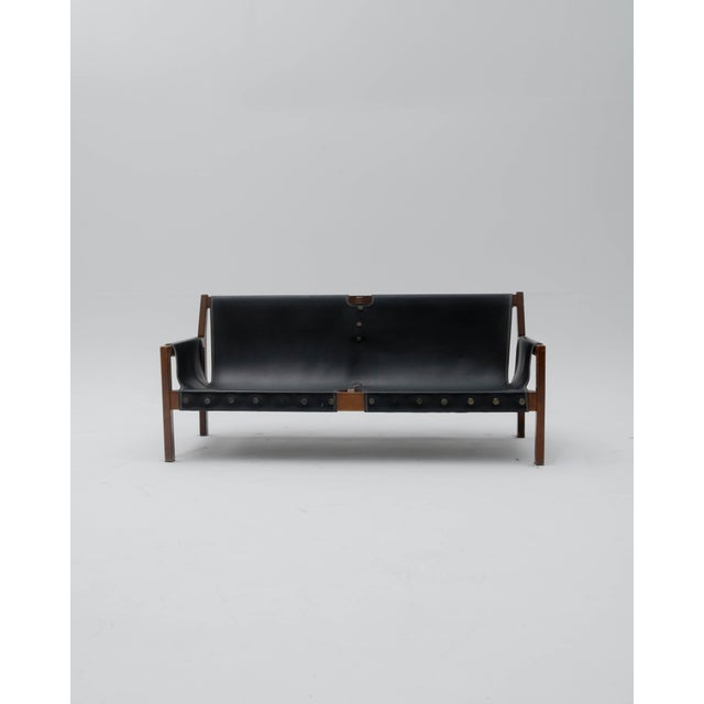 Brutalist Castilian Sofa and Lounge Chairs attributed to Paco Muñoz for Darro, 1960s, Set of 3 For Sale - Image 4 of 17
